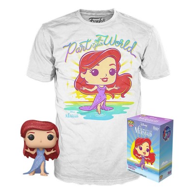 Подаръчен комплект Funko POP! Disney Collectors Box: The Little Mermaid - Ariel (XL) (Diamond) POP! & Tee 